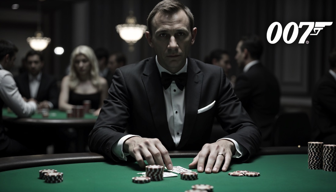 Das berühmte Pokerspiel von James Bond 007 im Film Casino Royale