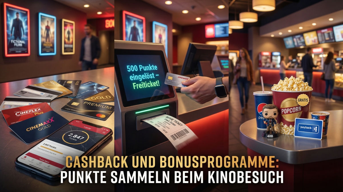 Cashback und Bonusprogramme: Punkte sammeln beim Kinobesuch