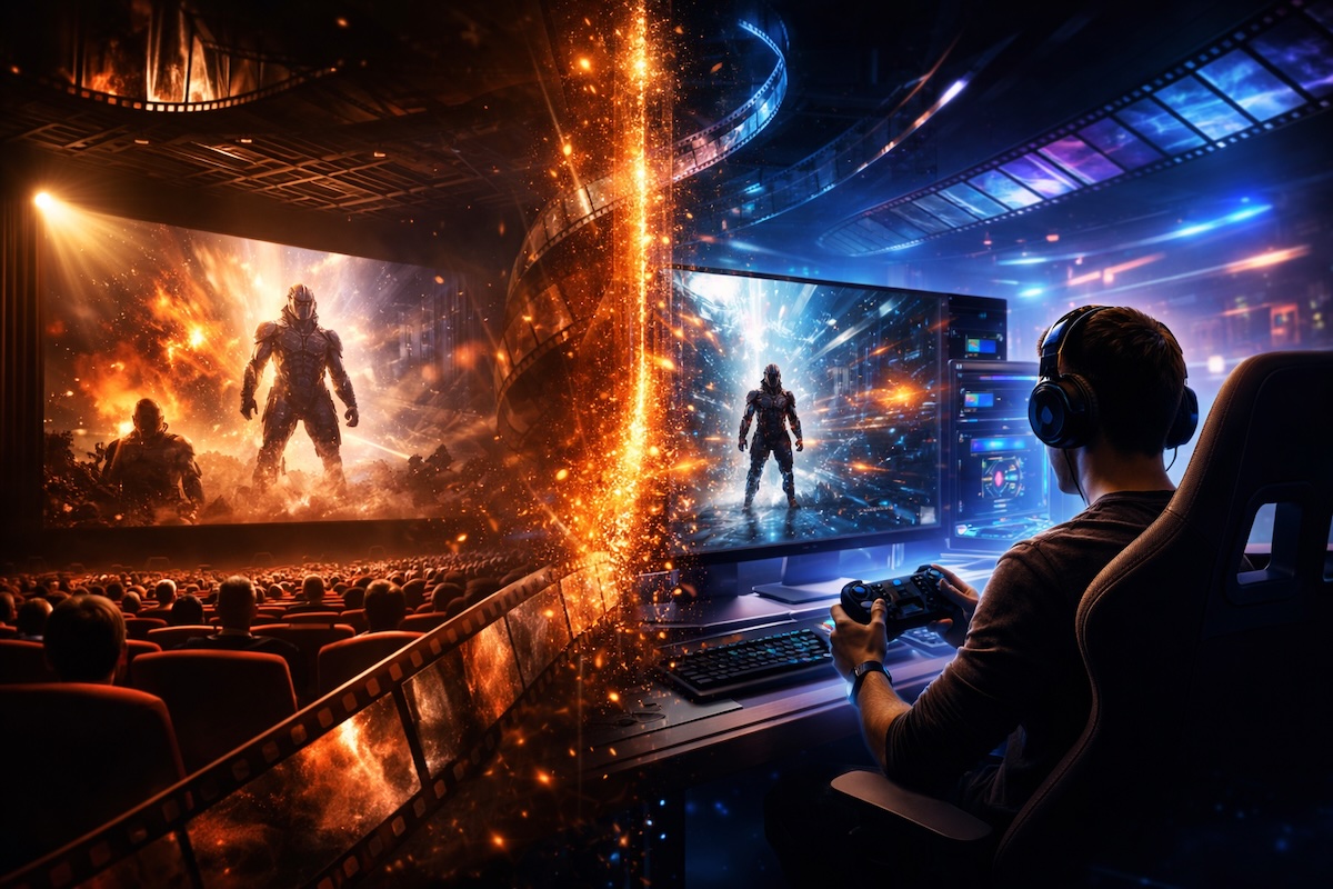 Spannung auf der Leinwand und am Bildschirm: Was Kino und digitale Spiele verbinden