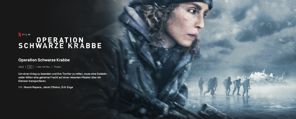 Operation Schwarze Krabbe Netflix Film Cover