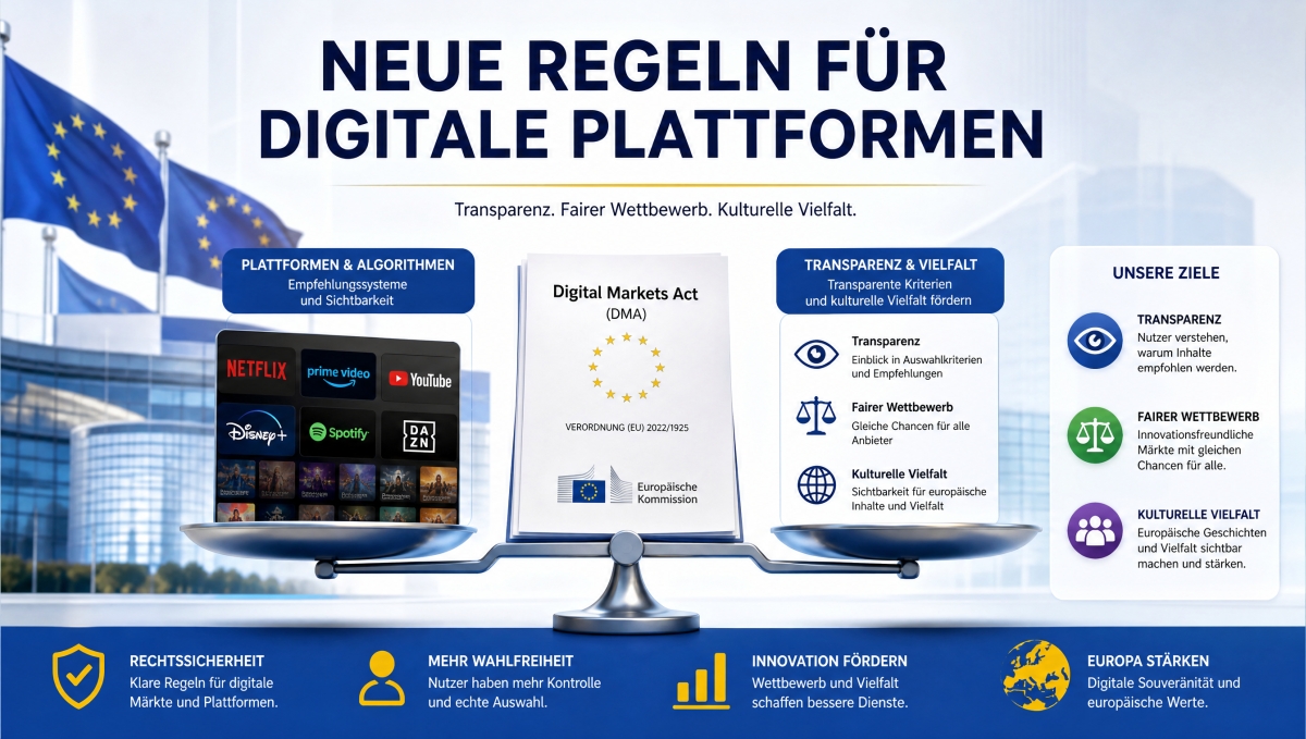 Neue Regeln für digitale Plattformen