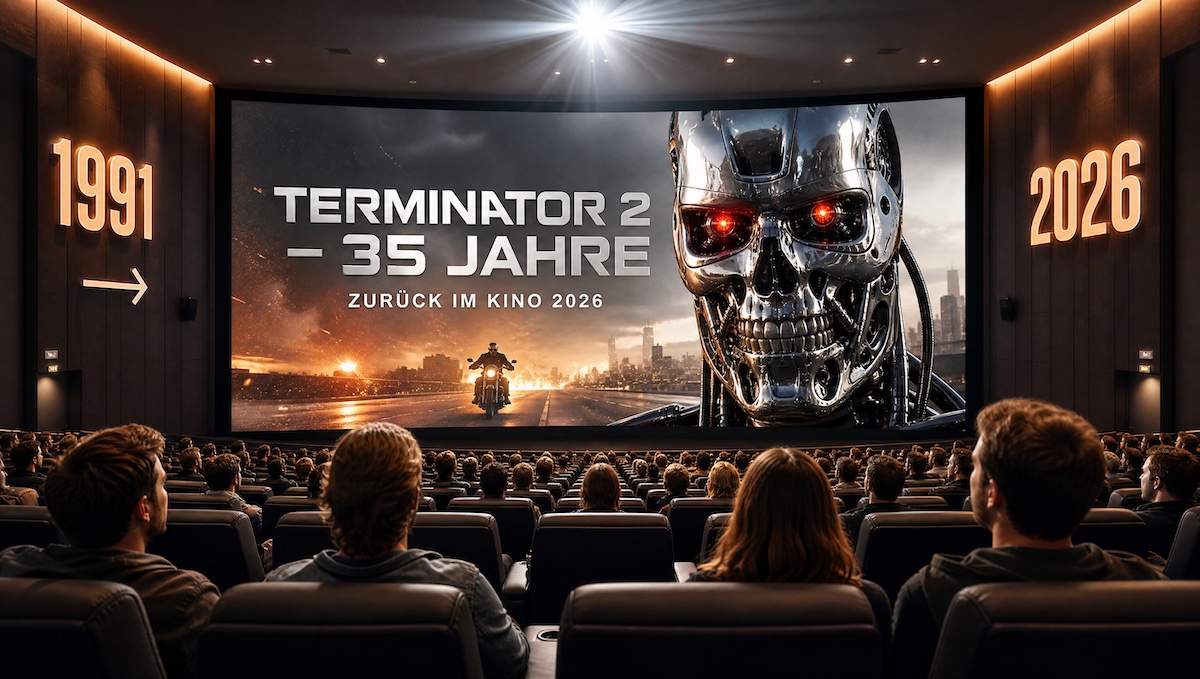 „Terminator 2“ kehrt zum 35. Jubiläum ins Kino zurück: Warum der Klassiker 2026 wieder auf der großen Leinwand läuft